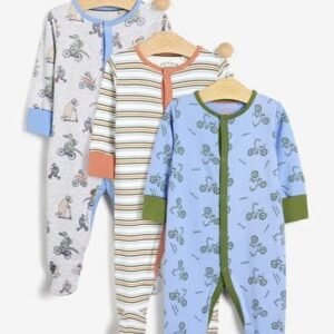 Fatface baby 3-piece sleepsuits