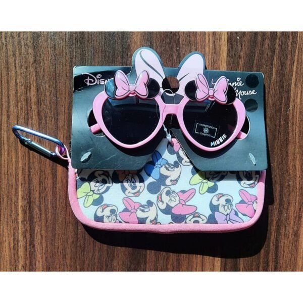 Minnie mouse baby sunglasses with pouch S/M