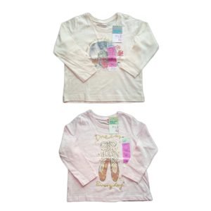 Primark baby girl 2-pack full sleeves shirt