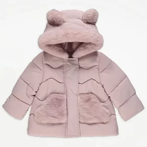 George baby pink fur coat