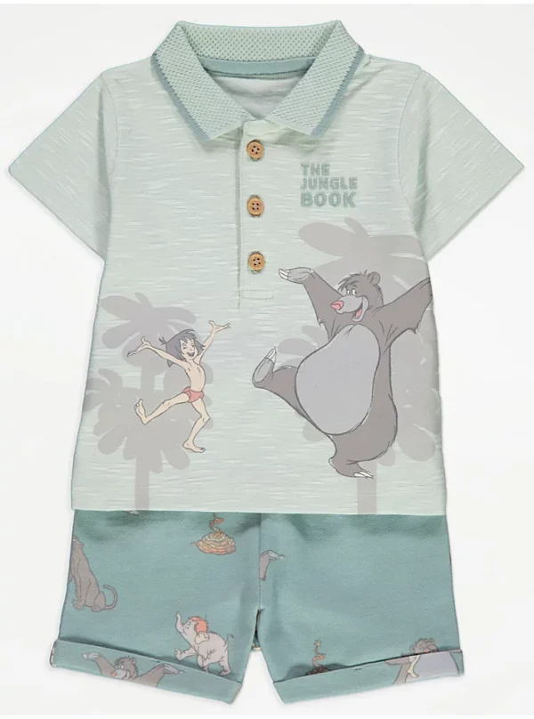 George the jungle book shirt with shorts