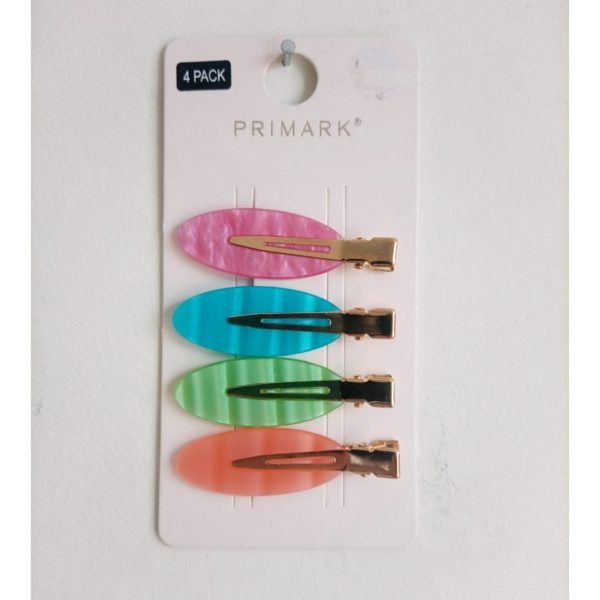 Primark baby colorful leave hair pins