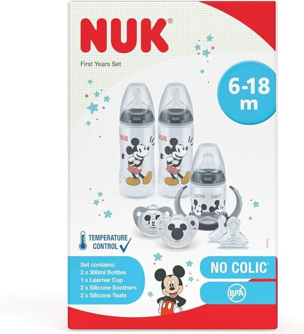 NUK first year bottle set (6-18m)