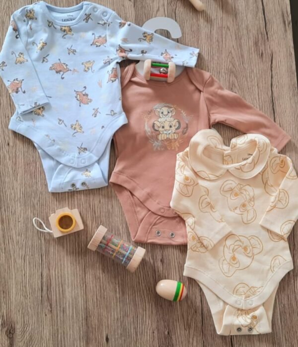 Primark set of 3 simba bodysuits