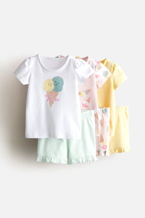 H&M 3 set of cute shirts & shorts