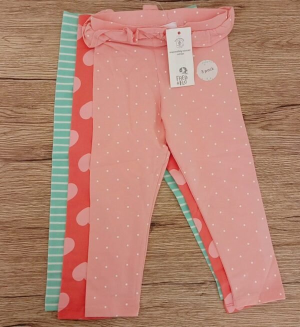 F&F set of 3 trousers
