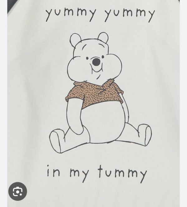 George disney winnie the pooh spot sleeve coverall bib - Image 2