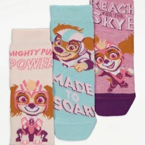 George paw patrol 3 pair socks {6-8 1/2) (eur23-26}