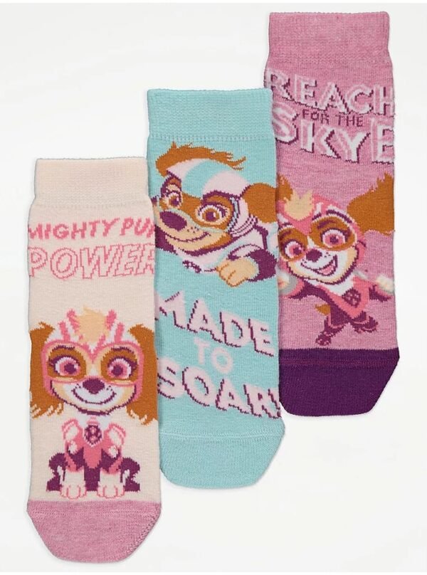 George paw patrol 3 pair socks {6-8 1/2) (eur23-26}