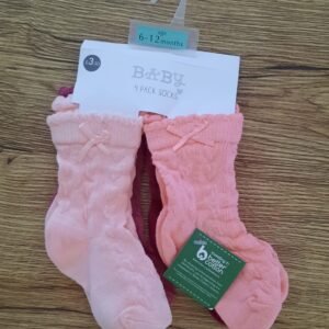 Baby tu set of 4 socks (6-12m)