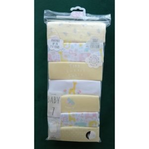 George baby set of 7 short sleeves bodysuits