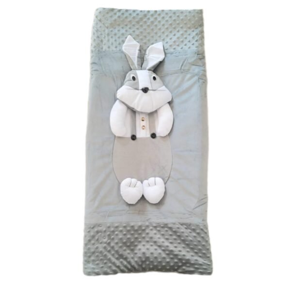 Baby rabbit bedding 4-piece set (Mattress , Head Rest Pillow, Blanket & Sleeping Bag) - Image 4