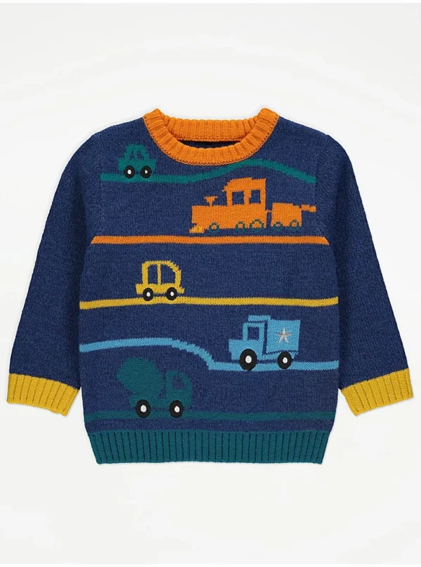 George cars sweater 