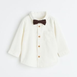 H&M shirt & bow tie