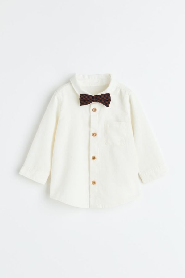 H&M shirt & bow tie