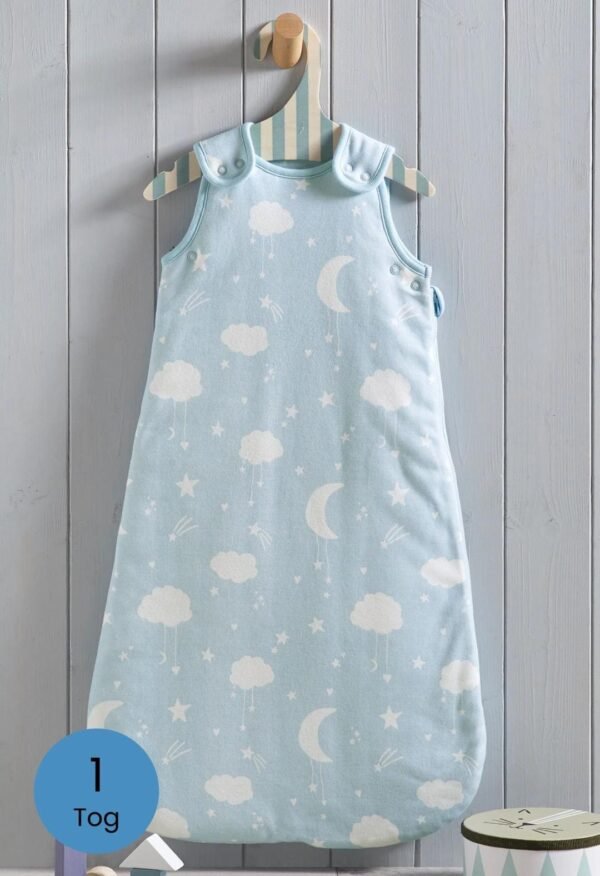 Next moon & clouds sleeping bag1TON
