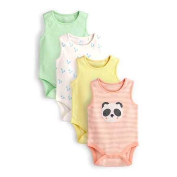 Next baby cute panda print cotton bodysuits - Image 2