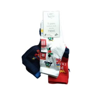 Next baby 5-pair cotton rich socks (4-6 1/2)