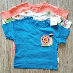 Next baby 3-piece floral cotton shirts