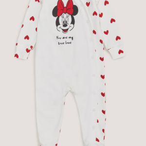Matalan baby minnie mouse cotton sleepsuits