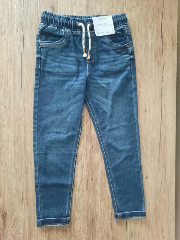 George denim tapered with stretch pants (5-6Y)