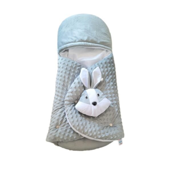 Baby rabbit bedding 4-piece set (Mattress , Head Rest Pillow, Blanket & Sleeping Bag) - Image 2