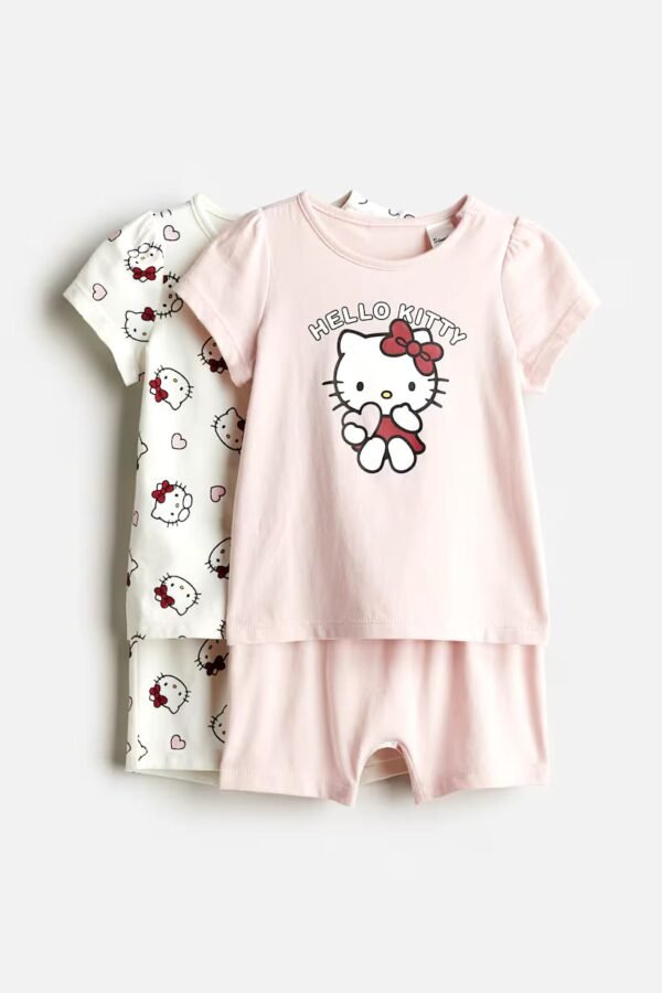 H&M baby hello kitty 2 set of shirts with shorts