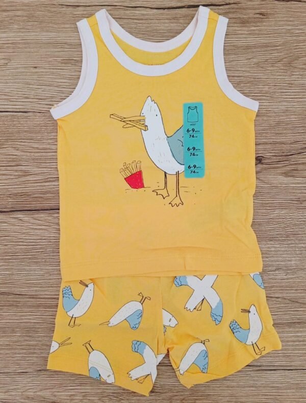 Primark baby cute sleeveless shirt with shorts