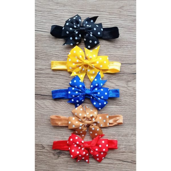 Cute hair bow band set 5 pack