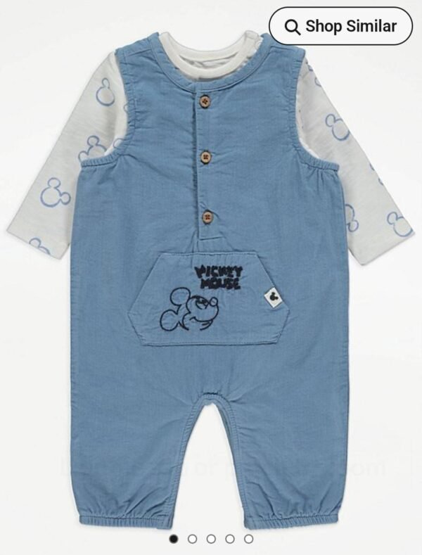 George baby mickey mouse2-piece dungaree set