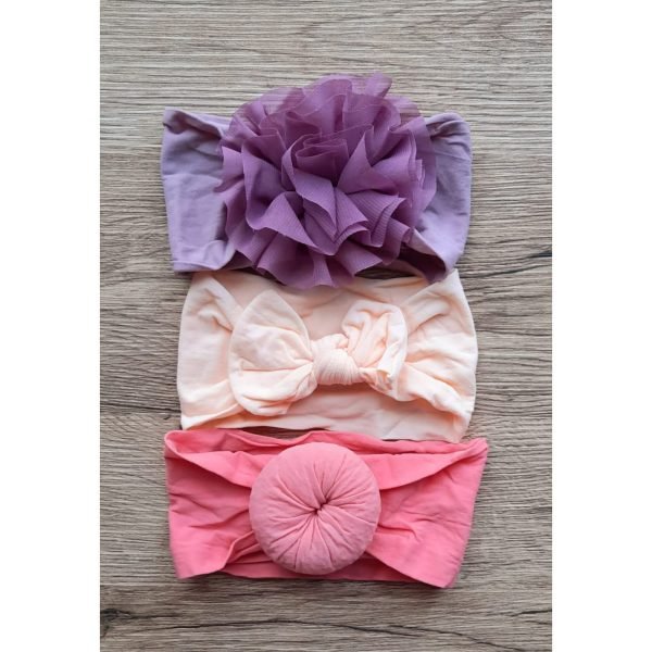 Cute hair bow band set 3 pack