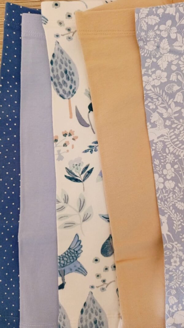 Next baby 5-pack light colour trousers - Image 3