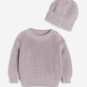 H&M 2-piece knitted cotton set