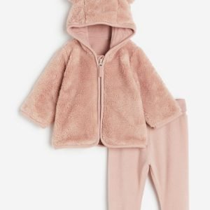 H&M 2-piece fleece set (4-6M)
