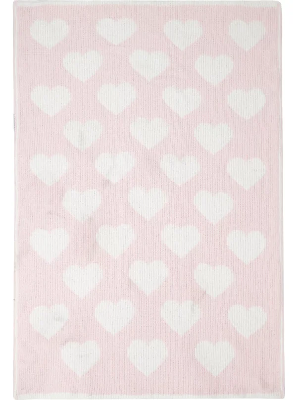 Heart Chenille Baby Shawl